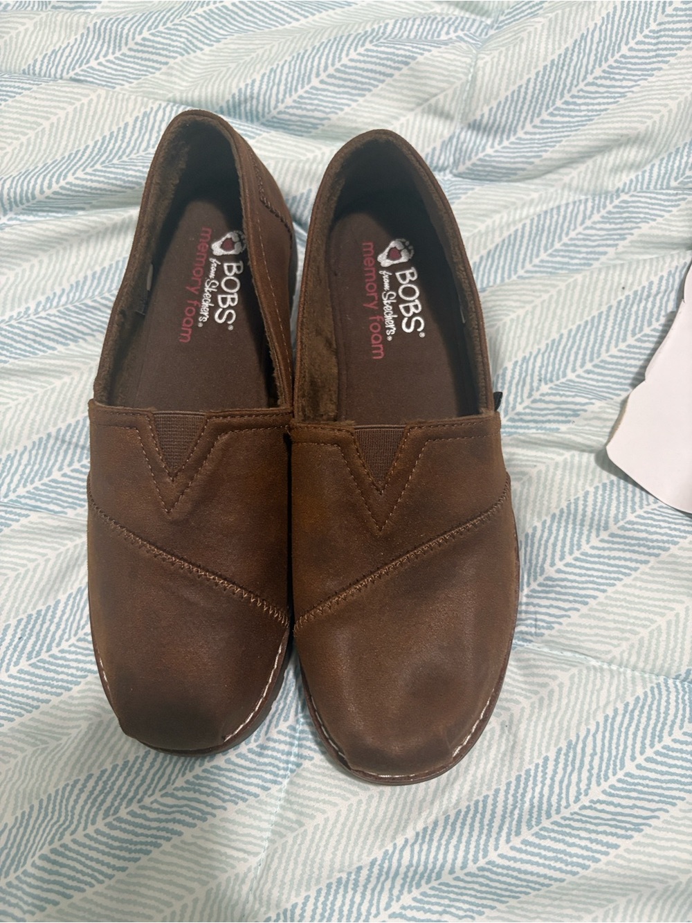 Skechers BOBS Women  Brown Slip-On Loafers